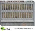 ogrodzenia betonowe